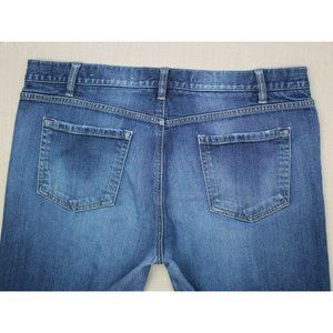 Ann Taylor LOFT Selvedge Crop Jeans Button Fly
